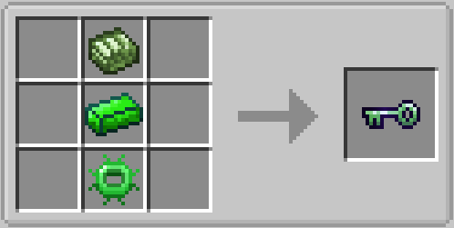Crafteo de la llave de Eterium